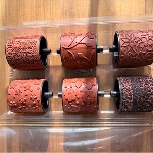 Retired Stampin’ Up! Roller Wheel Stamp Lot, Everyday Blossoms, Watercolor Vine